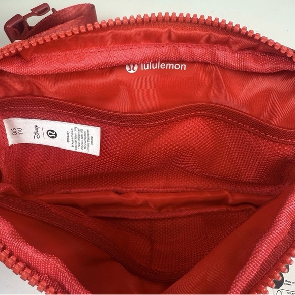 Lululemon x Disney Everywhere Belt Bag Fanny Pack Red Mickey Mouse Logo NWT - Picture 6 of 6
